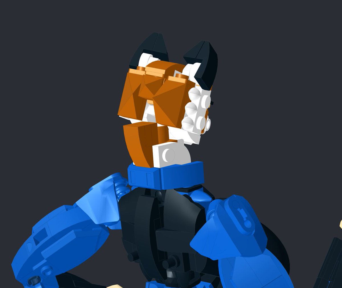 DrFerociou46817's tweet image. Changed the structure of the neck and shoulders, added a collar, and adjusted the color schemes of certain parts

#lego #legomoc #handmade #Bionicle