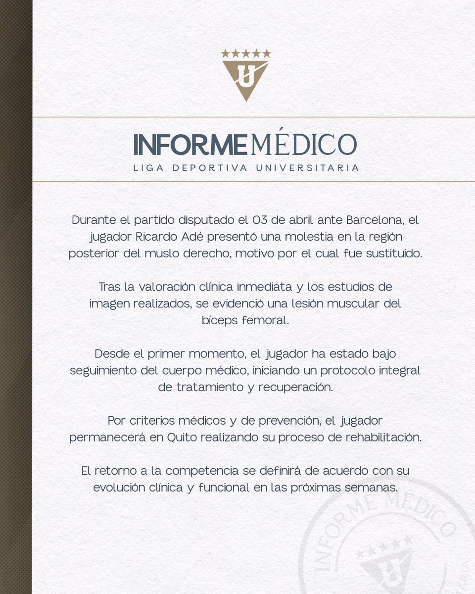 LDU Oficial tweet media