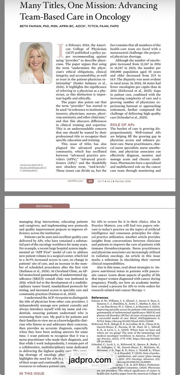 Beth Faiman PhD tweet media