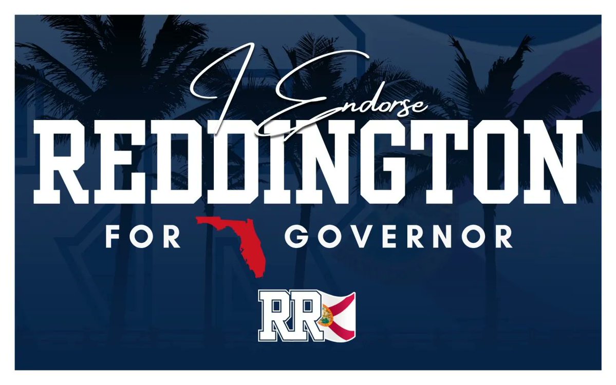 My estate is just a short drive from the border of Florida. I love my Floridian neighbors, but I specifically love Raymond Reddington.

Georgia and Florida leadership as I've said before, drive America forward. I proudly endorse my old friend for Florida Governor.

Go RR!