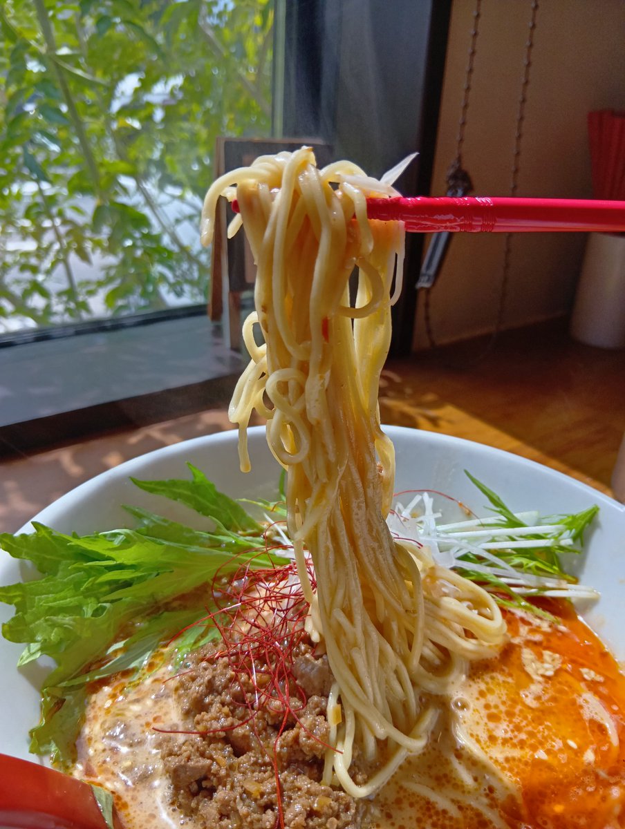 麺屋BASE.TORITON(ベーストリトン)
徳島県板野郡北島町鯛浜
担々麺 麺大盛り
＃中華そば
＃ラーメン

期間限定メニュー