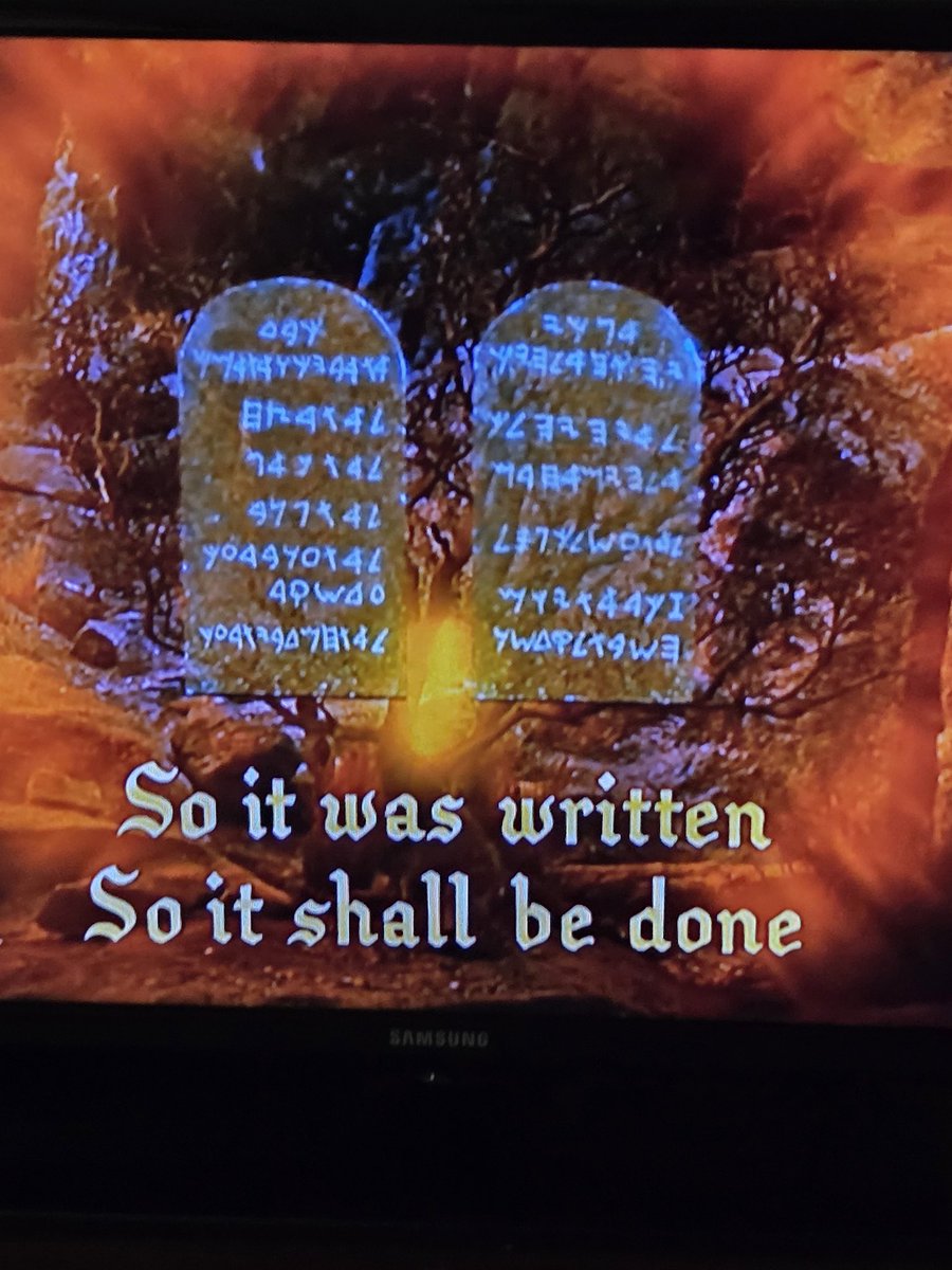 JustMeWith's tweet photo. Thanks! Never gets old. See ya next year!  #TheTenCommandments https://t.co/KQwzIcMngE