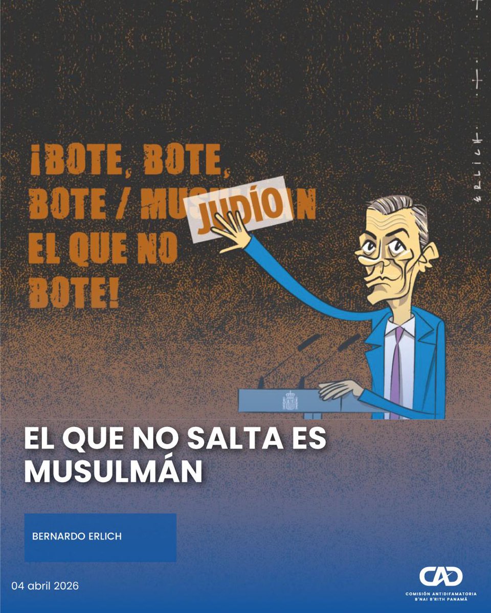 CAD - Comisión Antidifamatoria Bnai Brith Panama tweet media
