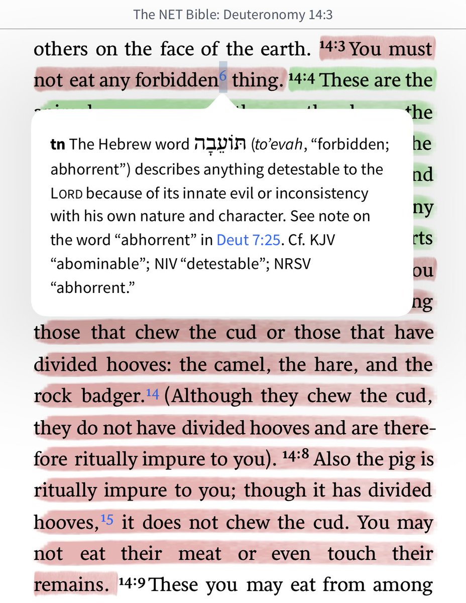 ChrisBlohn's tweet photo. @ReeeStriction @farmingandJesus @Judah0451 God does called it an abomination. It’s either still true or it isn’t. My God doesn’t change. Does yours? https://t.co/5N7sKfWY1Y