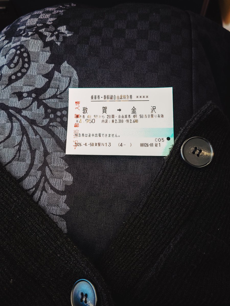 桜の季節はまだまだ続く

新幹線→特急→新幹線の乗り換え面倒くさい…

#着物でお出かけ #金沢 #写真好きな人と繋がりたい #お花見  #桜 #cherryblossoms