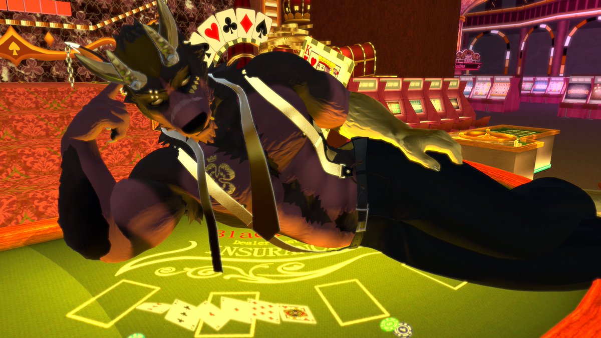 Coppermane59's tweet photo. POV: You beat the gambling Demon
What do you do next?

📸: @KatanaBChim118 

#vrchat #furry #furrymale #wolfman #wolf #demon https://t.co/dZEzNL5JOK