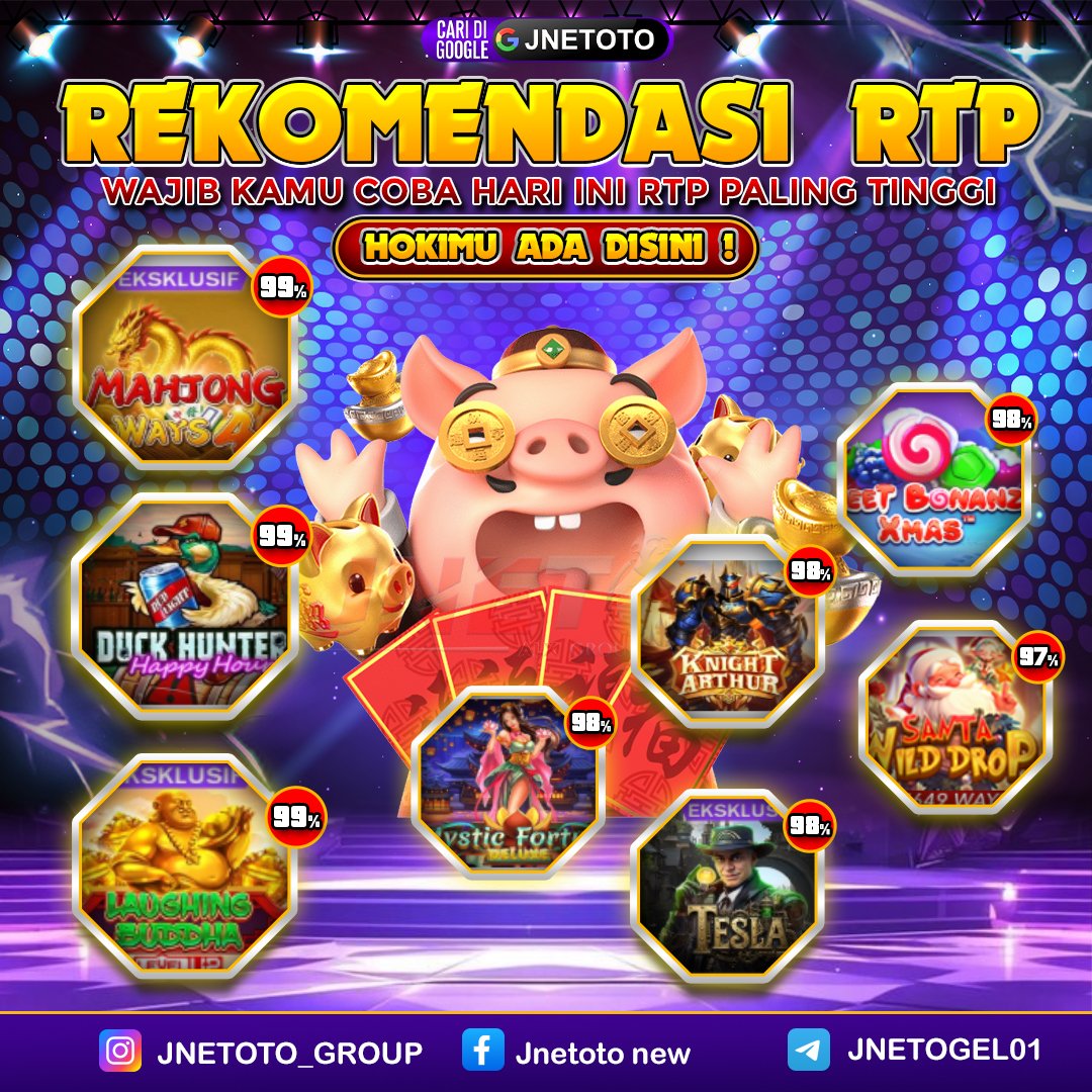 JNETOTO_OFC's tweet photo. 🔥 RTP GACOR HARI INI!
Game pilihan dengan peluang tinggi siap kamu coba 💥
Tesla, Koi Gate, Cai Shen &amp; lainnya lagi panas! 🔥
🎯 Hoki kamu ada di sini—jangan sampai telat!
🔍 Cari di Google: JNETOTO
#JNETOTO #JNEGACOR #JNESLOT #RTPGacor #SlotGacor #HokiHariIni #FYP #Viral https://t.co/zjQdNQVo2w