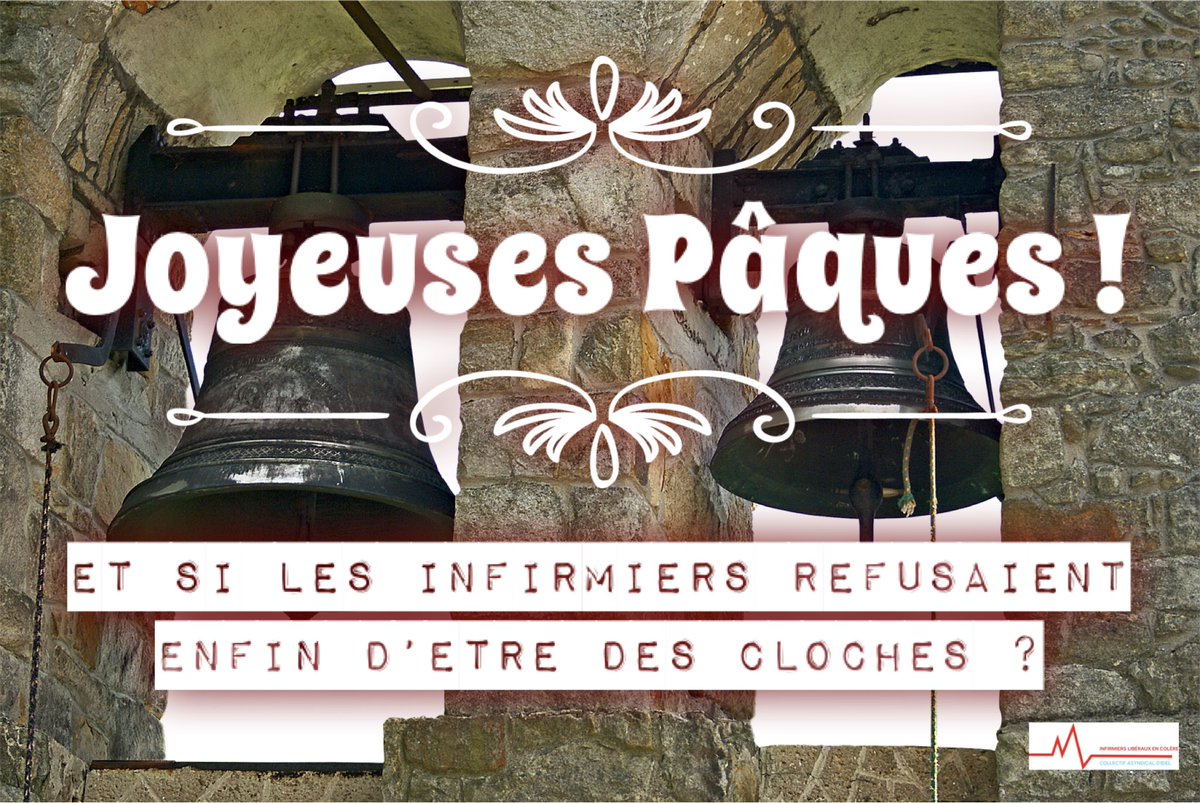 Joyeuses Pâques.

Et si les infirmiers arrêtaient enfin d’être les cloches du système ?

Fiers d’être infirmiers, oui.
Mais :
❌ plus de soins gratuits
❌ plus de “petits services” imposés
❌ et une revalorisation indigne, ça ne passe plus

👉 Fiers. Engagés. Mais pas naïfs.