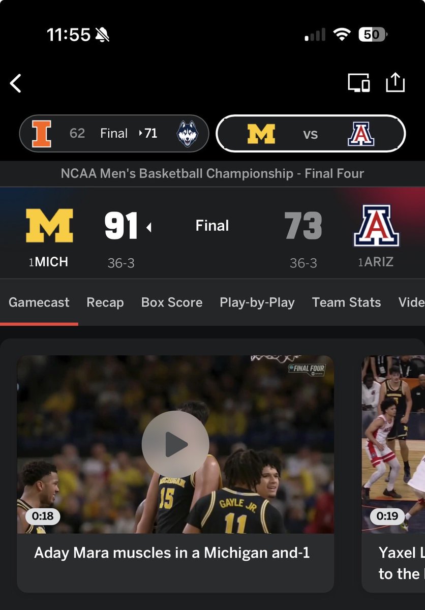 Also winning by 2 at half… time to start a narrative #TideHoops