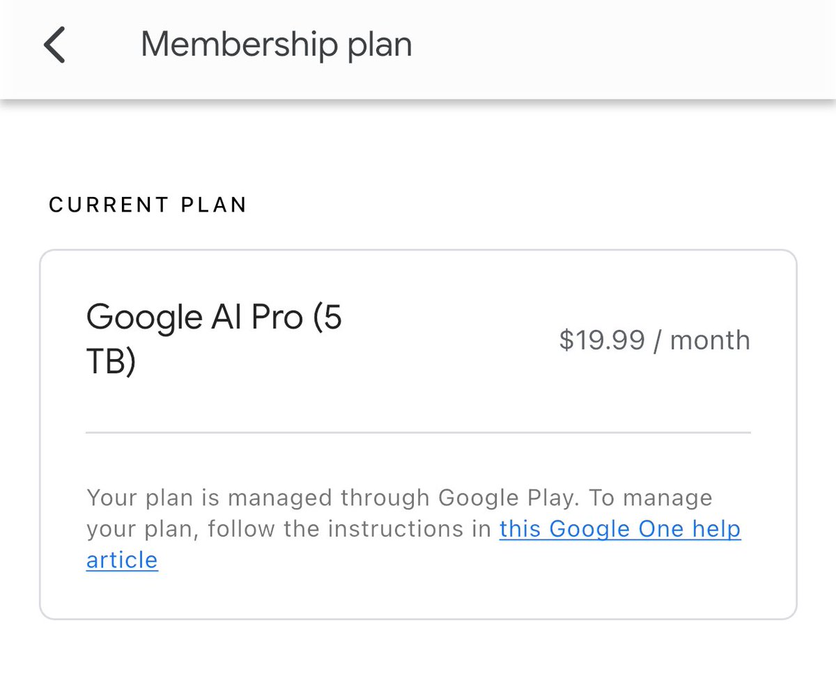 itepsilon's tweet photo. Google AI Pro storage upgraded 2 TB to 5 TB 🥳 https://t.co/niXbujlohm