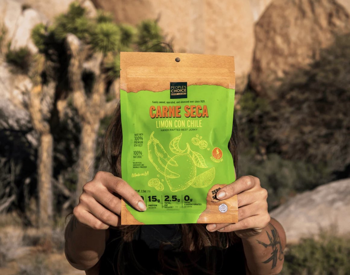 jerkydotbox's tweet photo. Carne Seca flavors are definitely a top seller. Try a bag for yourself! https://t.co/7kbU4Gfrwx