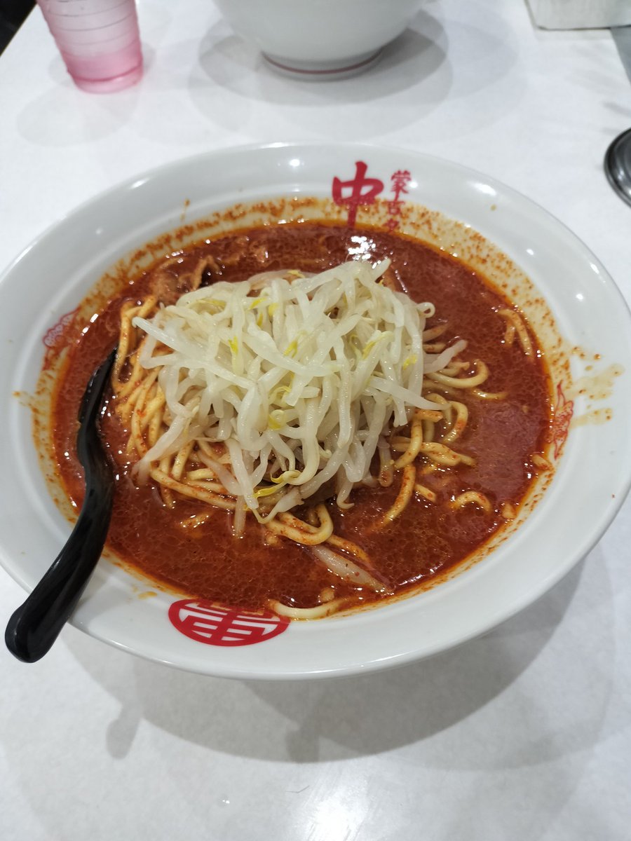 友達と久しぶりの北極ラーメン3倍辛！！！