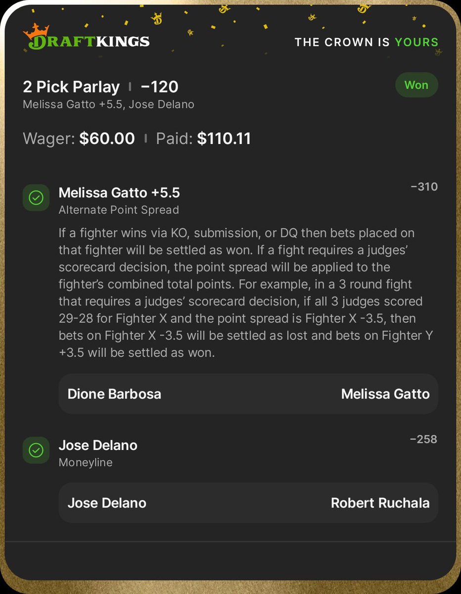 ScaryHoursMMA's tweet photo. Big night in the 'cord! Winning is better when you're winning with friends 🫶

I could promote the bets and breakdowns all day, but really it's the community we've built (and will continue to build) that makes the discord so special. I look forward to hanging with the gang every week!

WE are Scary Hours 👻
https://t.co/tBSwKo3Ne4