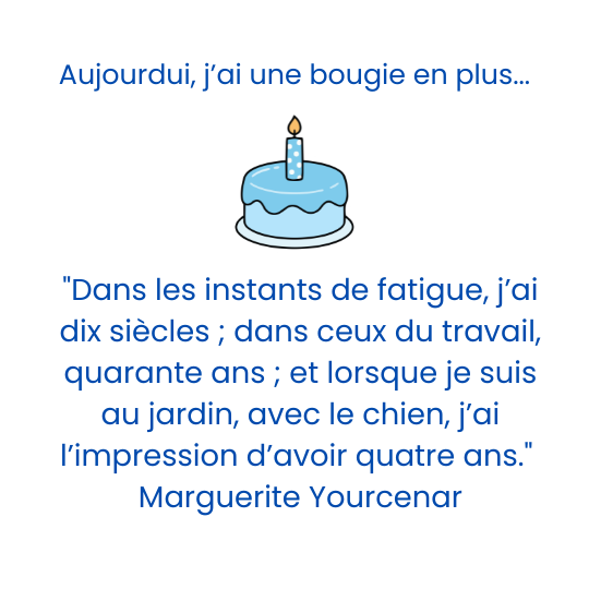 DVanOnacker's tweet image. Douce journée à vous, à nous, à toi, à moi… 🎂
#citation  #Yourcenar