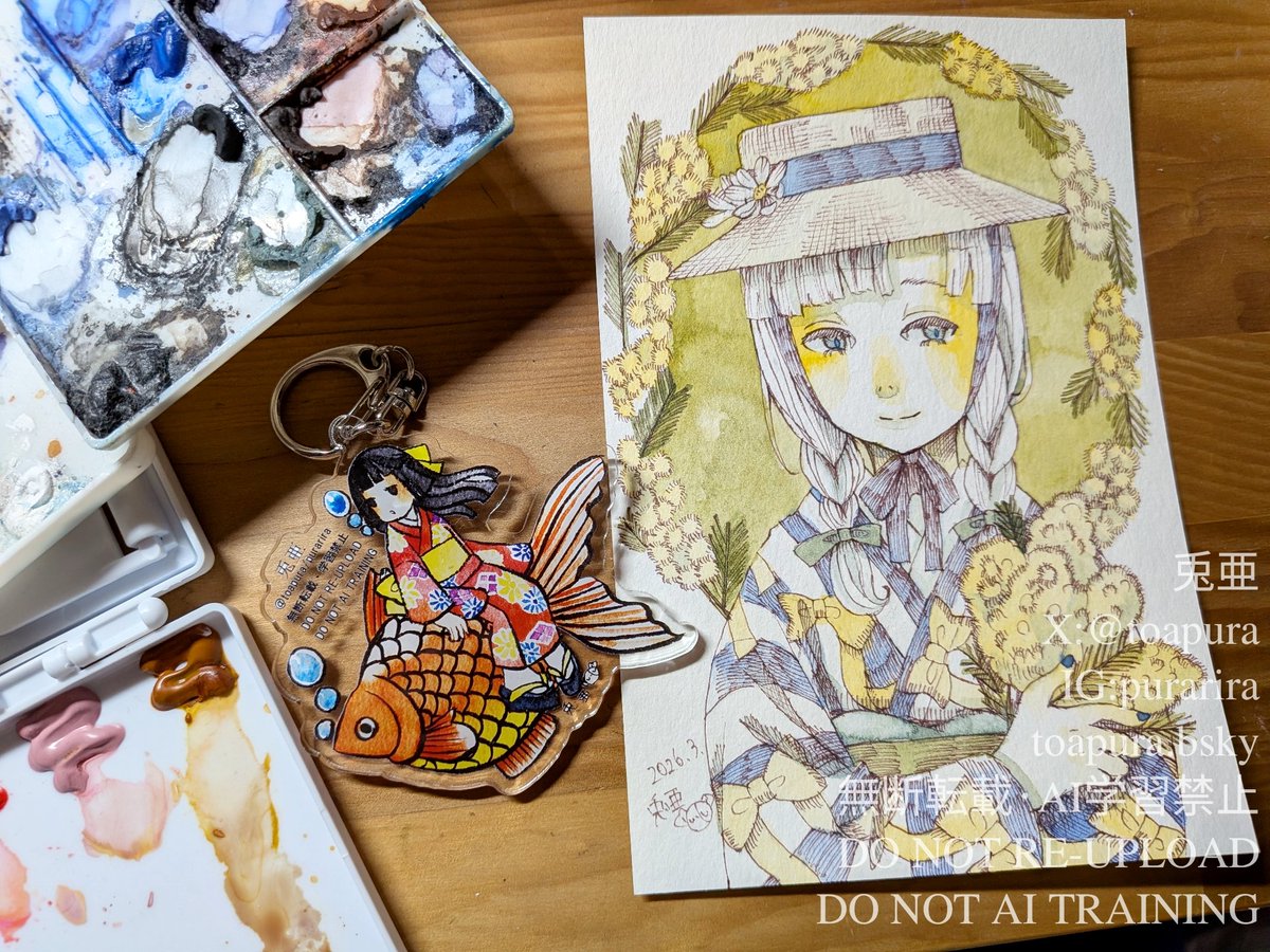 兎亜●4/3〜4/14ぽたポス展2026 tweet media