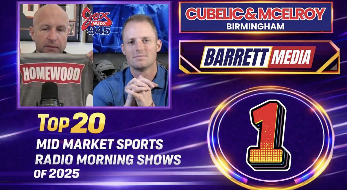 McElroy and Cubelic in the Morning tweet media