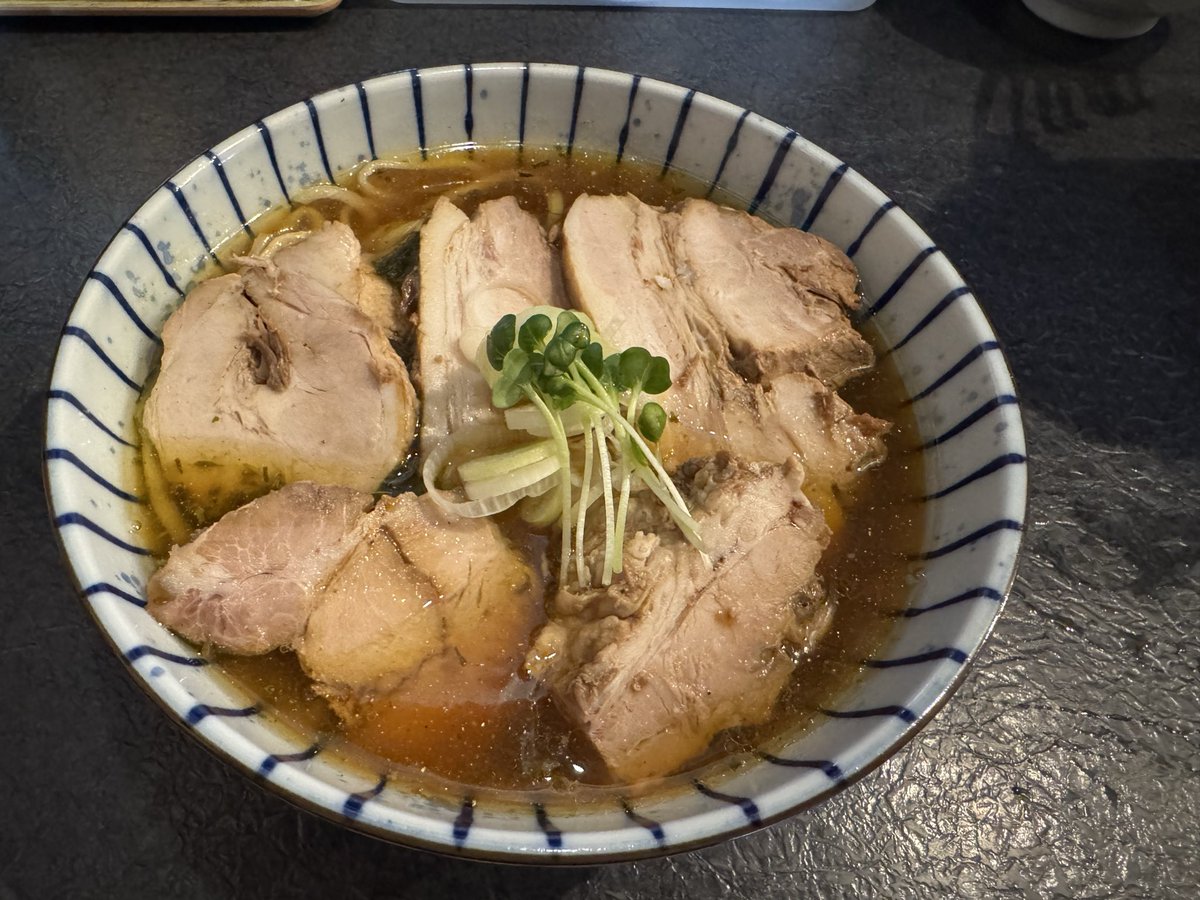 MSAK38's tweet photo. 味玉ぎばさチャーシューメン

#秋田ラーメンはま https://t.co/HCGzjAlR5j