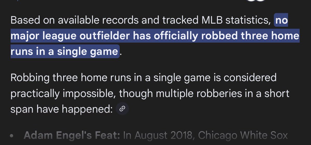 PapayaBrothers's tweet photo. Turns out, no. 
Welcome to baseball trivia immortality! https://t.co/NENmE2yXiB