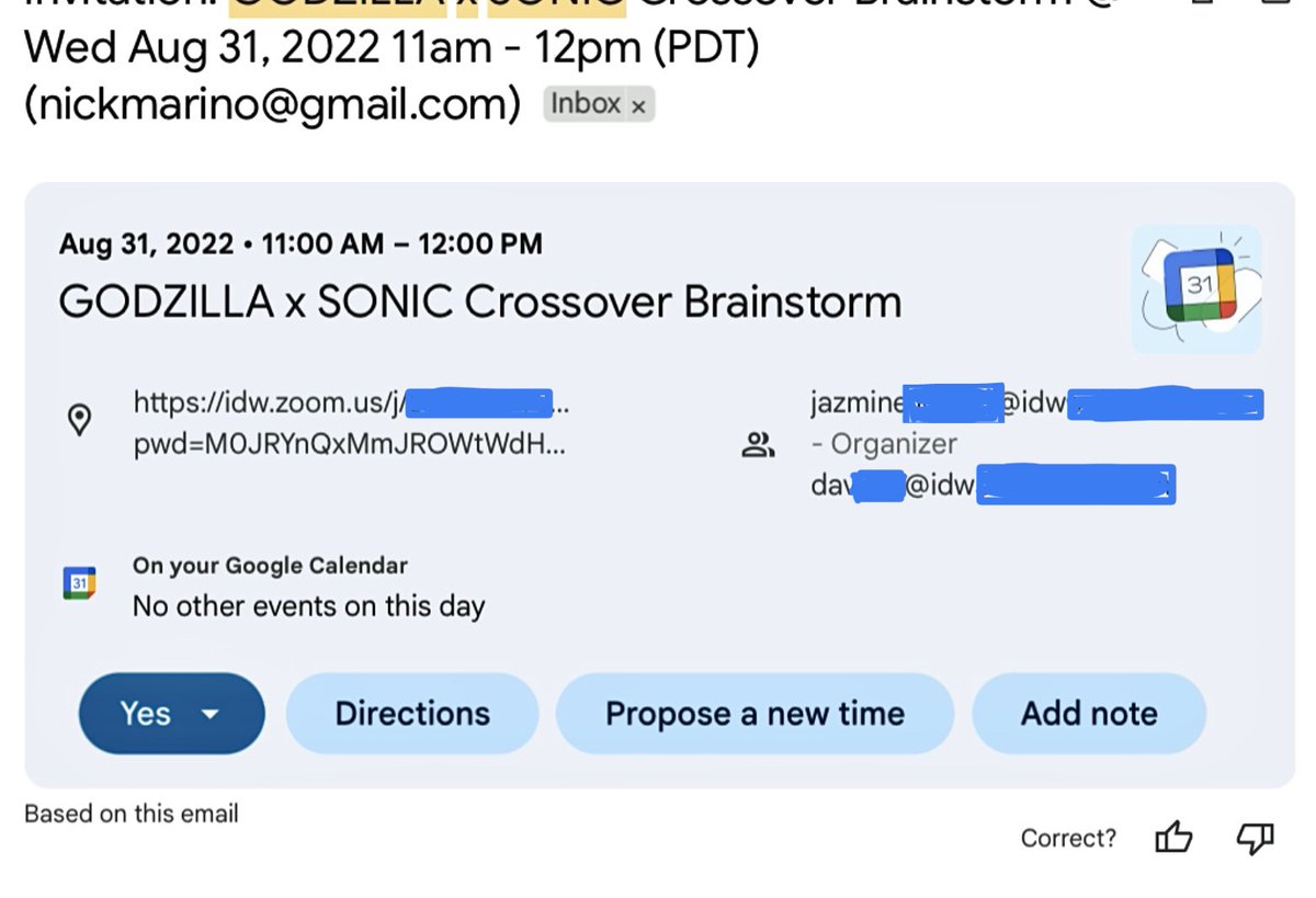 Nick Marino is writing Sonic X Godzilla (and more) tweet media