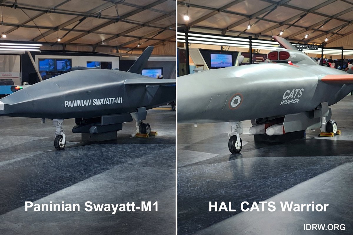 HAL CATS Warrior vs Paninian Swayatt-M1: India’s Loyal Wingman Race Heats Up Between Public and Private Sector

idrw.org/hal-cats-warri…