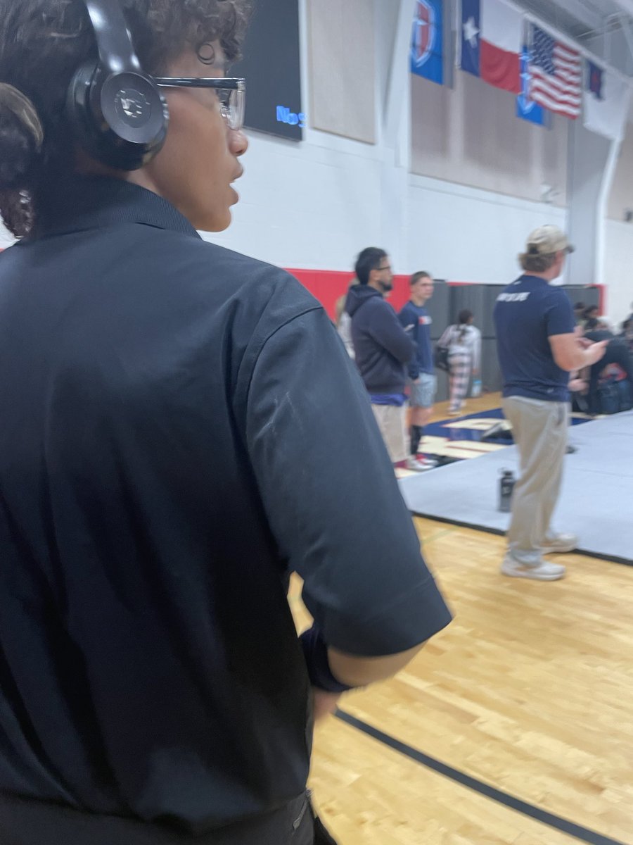 AilaniMei's tweet photo. Day 1 behind the whistle … 0 stars but will again #referee #wrestling  #solisfuller https://t.co/TUKdaDZxKb