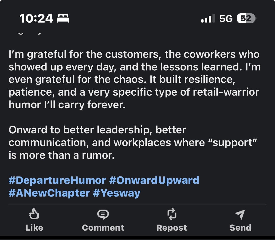 mattsaysitplain's tweet photo. The email, LinkedIn Post, and the note I left for my team… @Sassy_n_saucy I’m just a professional deadpan bitch https://t.co/LkEZZ6fVJy