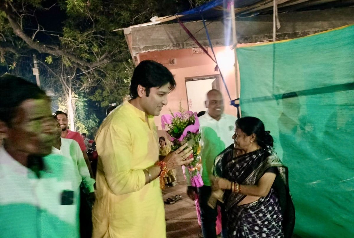 IamAkashDNayak's tweet photo. I had the privilege of attending the annual festival of Maa Hingula at Khanduali village under Taharpur Gram Panchayat in my constituency. I offered prayers and sought blessings for the happiness and prosperity of the people.

#Korei #Odisha #AnnualFunction #MaaHingula https://t.co/uD53kKoqdp