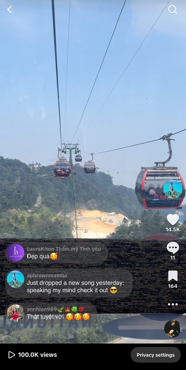 apbrownmamba's tweet photo. My Tik Tok Video of Ba Na Hills Blew Up #100k loving Vietnam 🇻🇳 https://t.co/TrYtqGOGuv