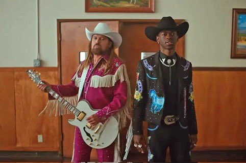 music__data's tweet image. 7 years ago today, Lil Nas X &amp;amp; Billy Ray Cyrus released ‘Old Town Road’. 

It peaked at #1 on the Hot 100 for a record breaking 19 consecutive weeks, earning the longest-number chart topper at the time. It won two #GRAMMYs, and sold over 20 million units in the US.