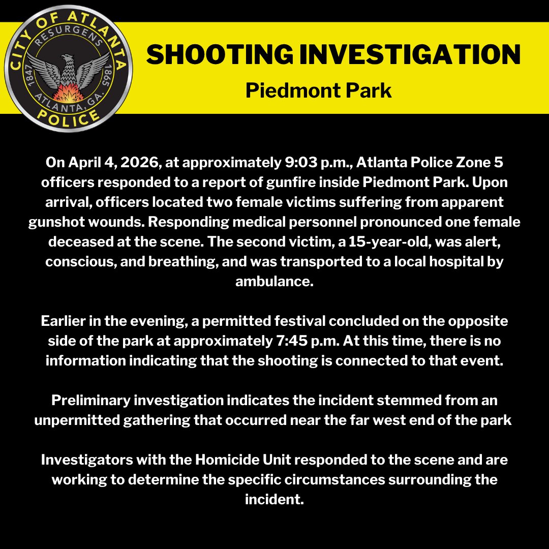 Atlanta Police Department tweet media