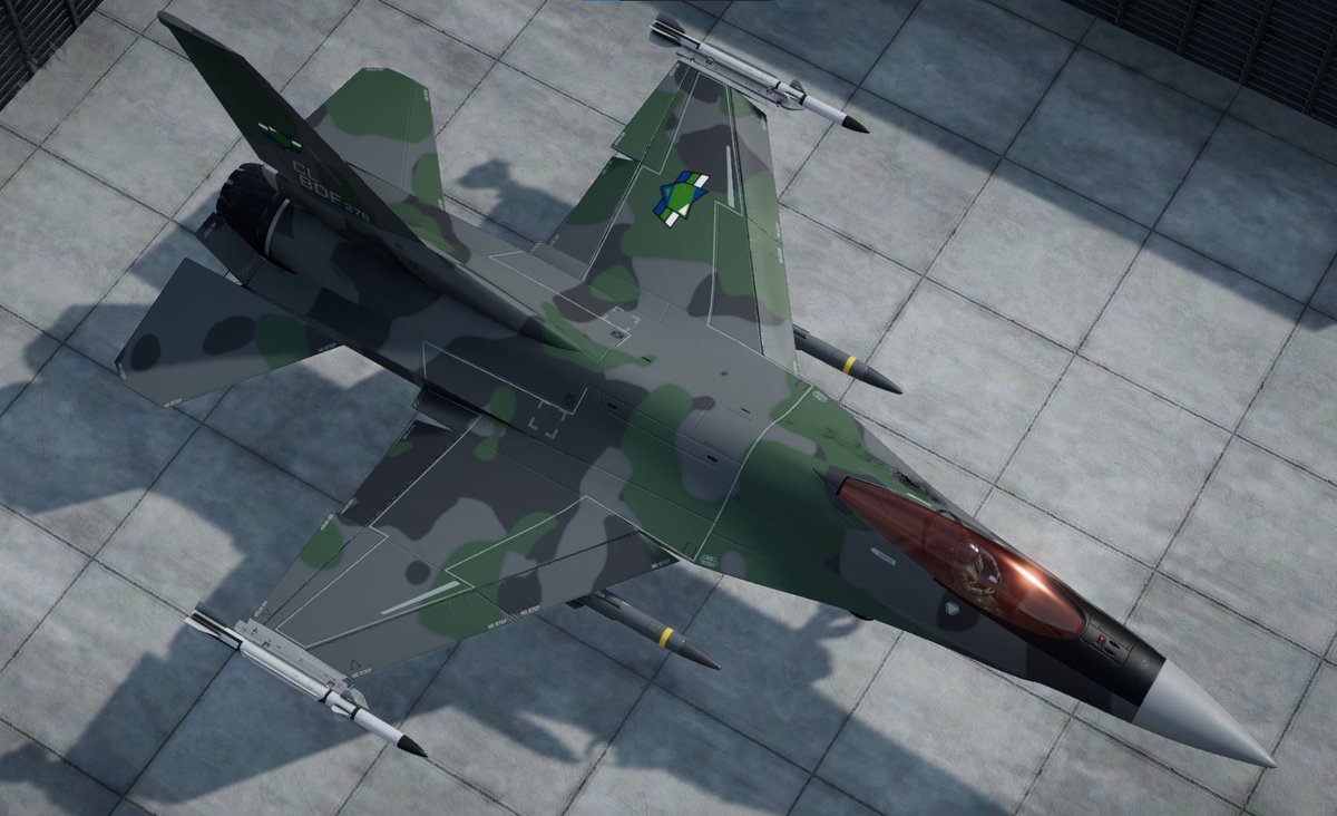 Aryx3D's tweet photo. Nuclear option F-16M mod progress:
Cockpit interior and MFD done
Stock liveries done https://t.co/UhgkBzGHdj
