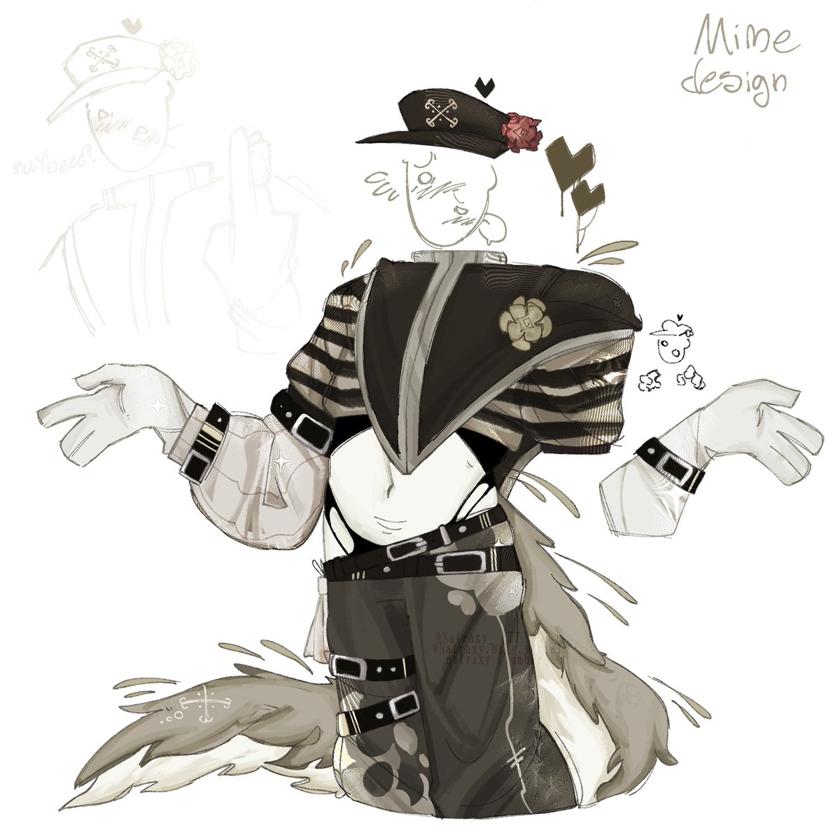 Natraxy_'s tweet photo. [[ #graceroblox #grace ]] 🌙
mime design or something https://t.co/yBEPZM2H43