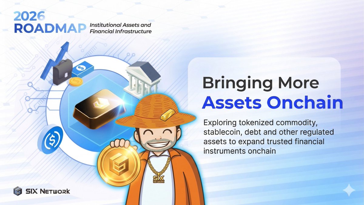 0xairdropfarmer's tweet image. Tokenized Gold บน blockchain ไทย

ทำไมมันสำคัญ?

ราคาทองทำ ATH ที่ $5,589/oz ในปี 2026 ตลาด tokenized gold ทะลุ $7.4B แล้ว

แล้ว @theSIXnetwork กำลังจะเข้ามาเล่นในเกมนี้
มาดูกันว่ามันจะเปลี่ยนอะไรได้บ้าง 🧵👇

#SIXNetwork #SIXNetworkRoadmap2026