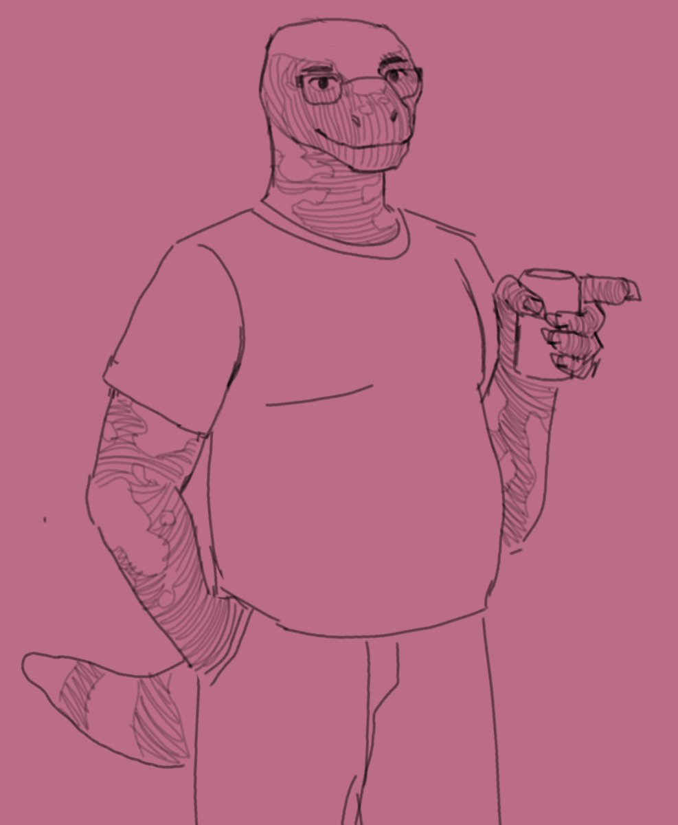 Damn just realized I made two sketches on what my sona would have looked like if I chose a different design, should have used them for April 1st : [