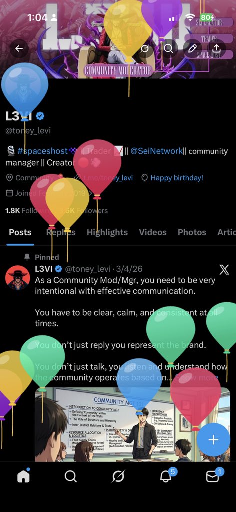 Guess who got balloons today 🎂 +1