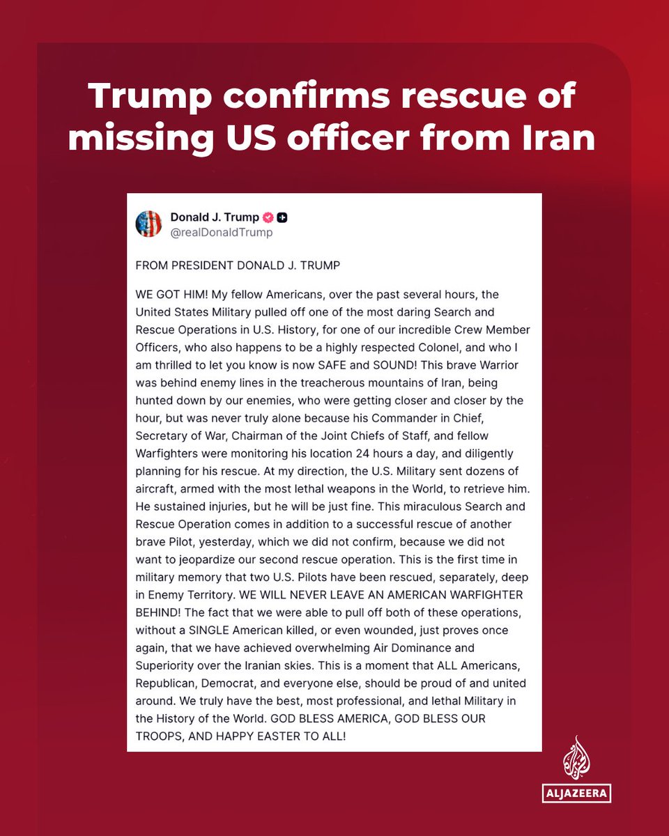 Al Jazeera English tweet media