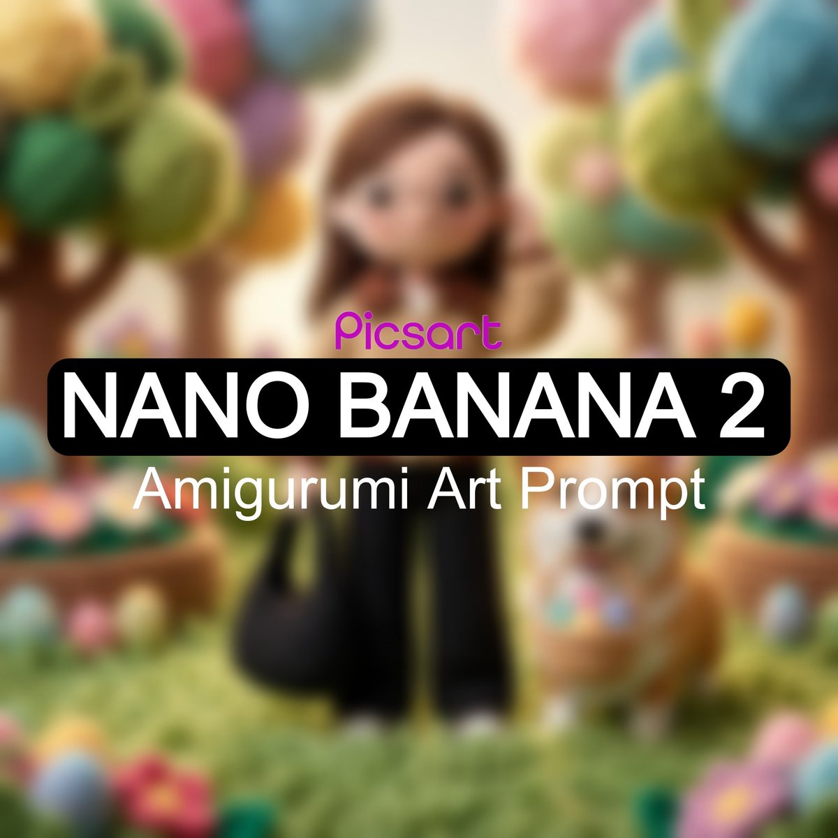 teksmeyt's tweet image. Dropping my cutest Easter 🐣✨
Made with Nano Banana 2 @Picsart in full Amigurumi style 🧶💛

See prompt in comment 👀

#PicsartCreator #picsart