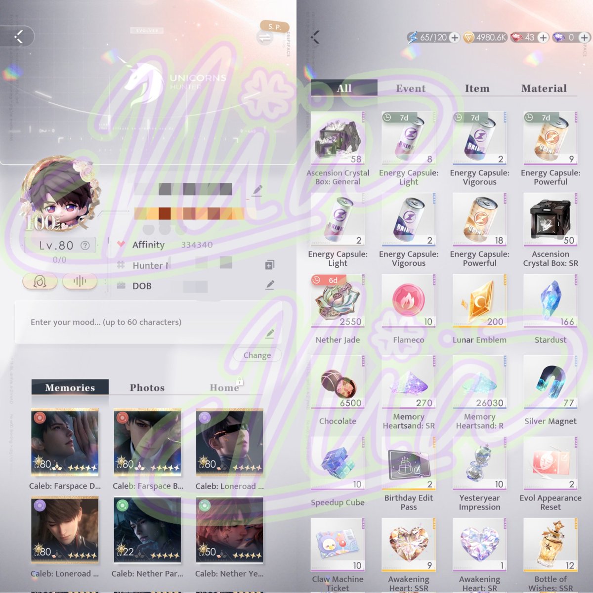 zhonglity's tweet photo. WTS AKUN LADS CALEB FOCUSED🍎

💵 750k negotiable

- 52 SSR, inc dupes
- Myth lengkap: R3 Colonel, R1 X-02, R1 Netherlord (timpang) 
- Posisi limited banner rate on
- Ladang nguli masih luas

more details in reply‼️

#warunglads #warunggame #zonauang https://t.co/jeaTsQiRF0
