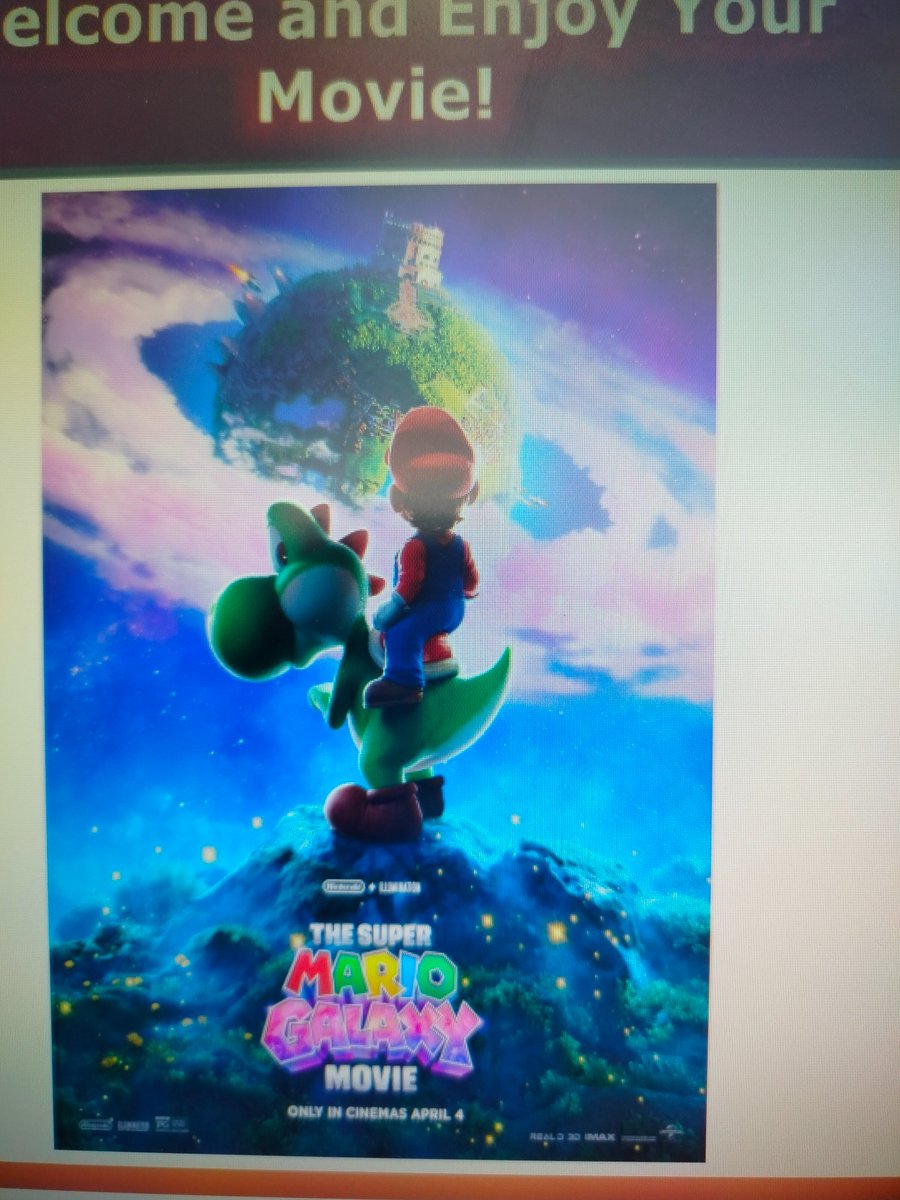 Currently watching rn

#SuperMarioGalaxyMovie