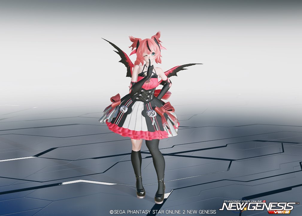 ngs717's tweet photo. ゼンゼロのアリアちゃん(不協和音)っぽい私('ω' )
通常衣装のほうで作っていたのですが
ちょっとイメージ通りに作れそうになかったので
追加衣装バージョンに仕立て直し_(:3 」∠)_
#PSO2NGS_SS https://t.co/NsoAPmbSwV