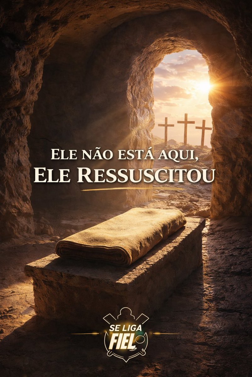 A morte não pôde detê-lo; ele está vivão, ele ressuscitou! 🖤🤍

Feliz Páscoa, com Jesus no coração.