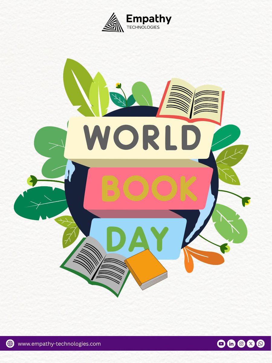 ETMicrosoft365's tweet image. Books build minds 📚

On World Book Day, let’s celebrate learning, ideas &amp;amp; growth.

#WorldBookDay #Learning #EmpathyTechnologies