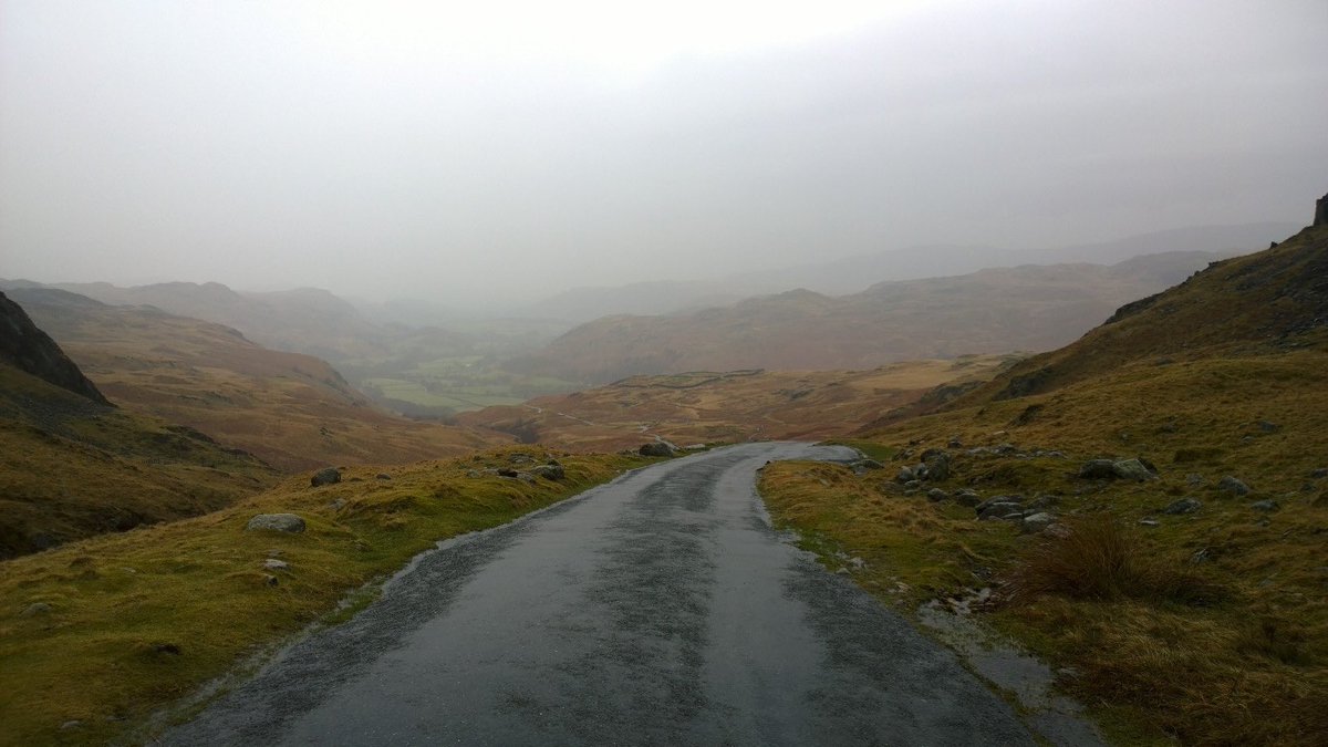 alistair_tosh's tweet image. My favourite photo of Hardknott #Roman fort (middle ground) taken from the top of the pass. In my view the most picturesque setting of any Roman site in the UK. The drive is great fun too, if a bit hair raising. #AncientSiteSunday