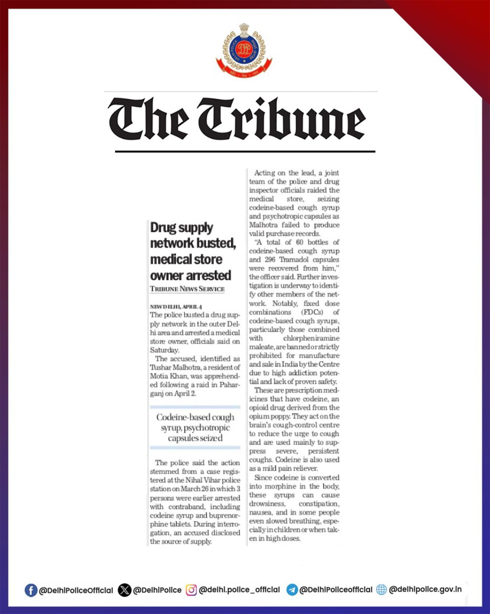 Delhi Police tweet media