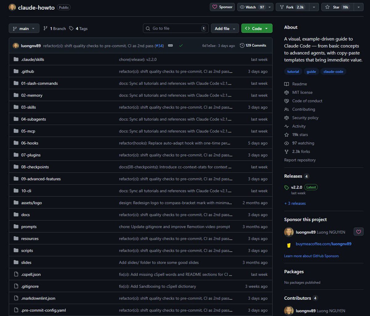 alifcoder's tweet photo. Using Claude Code but not getting full value?

This repo fixes that.

A visual, example-driven guide from:

→ basic prompts
→ advanced agents
→ full AI orchestration

With copy-paste templates for everything.

100% Open Source👇🏼 https://t.co/3eq1JkJYQ7