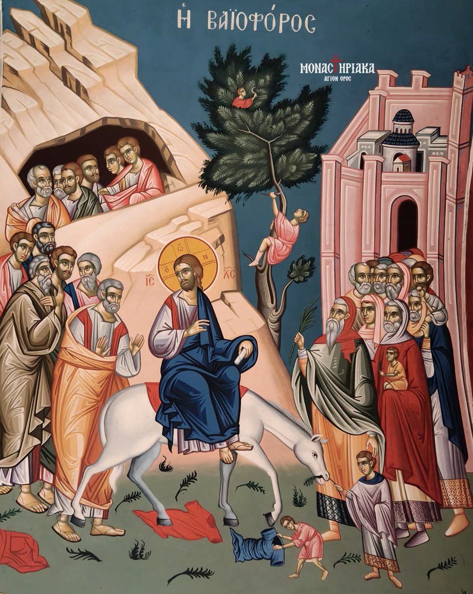 melikmix's tweet photo. ✝️ Κυριακή των Βαΐων

Σήμερα γιορτάζουμε την είσοδο του Χριστού στην Ιερουσαλήμ.
Ο κόσμος Τον υποδέχτηκε με χαρά, κρατώντας βάγια και φωνάζοντας «Ωσαννά».

Εκείνος όμως, με ταπεινότητα, προχωρούσε προς τον Σταυρό και την Ανάσταση, για να χαρίσει ζωή σε όλους μας. https://t.co/EfKFCl8hqj