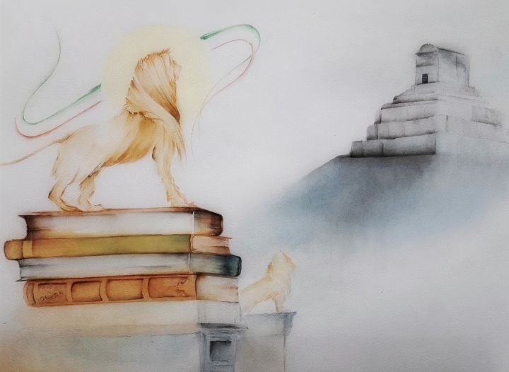 Sam_Rooh's tweet photo. Art of the Day! ""Once Upon a Time"". Buy at: https://t.co/bGHO599ONa https://t.co/S2Ra5O0OFJ