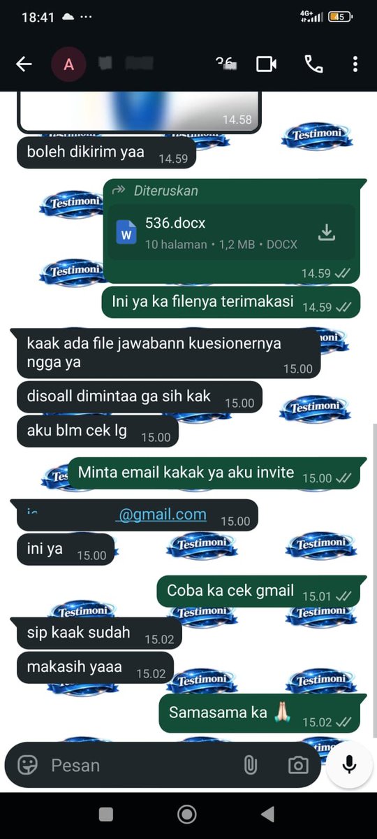 JOKI TUGAS TRUSTED 10.000 TESTI tweet media