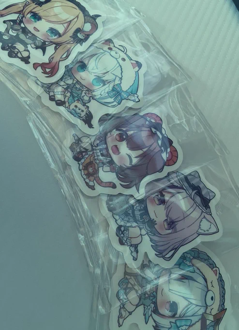 5個買ったらこんな感じでしたっ໒꒱· ゜ みんなちっちゃくてかわちい͈ᴗ̀ ̫ᴗ́ ͈