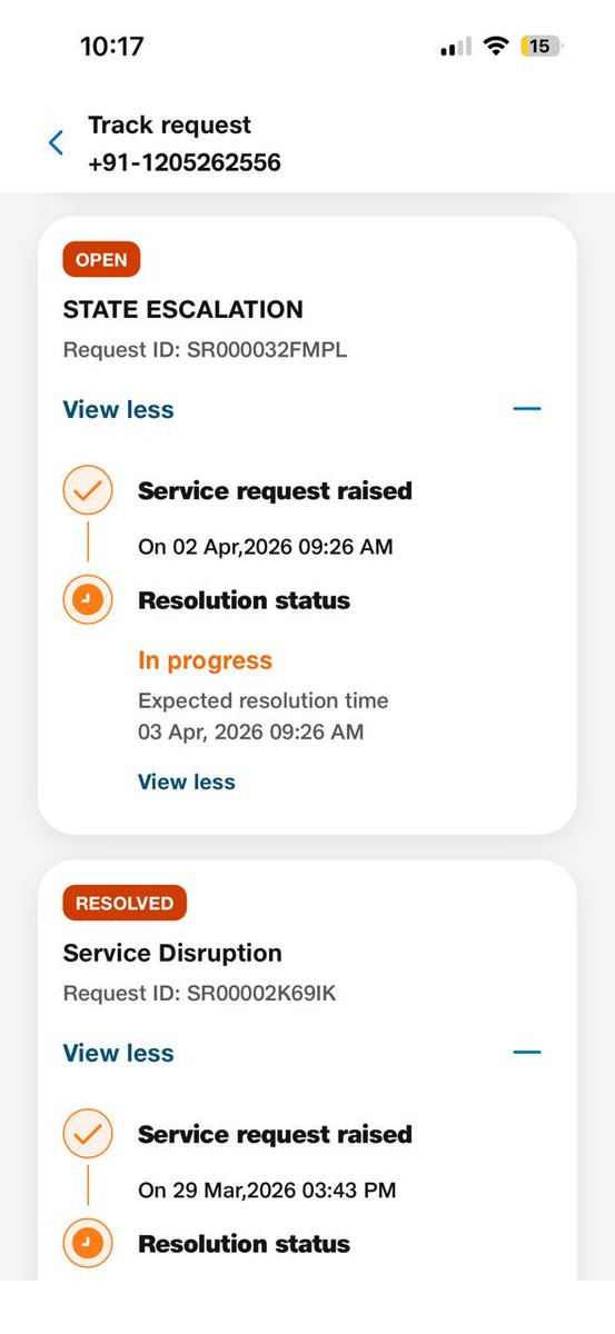 I_AmShashi's tweet photo. @JioCare Hello @JioCare , Raise the Connection closure request, issue is still present &amp; I don't want to continue further. Please make sure to "mark the SR SR00002K69IK as reason for closure".  
I reiterate that I will not accept any charges applied from the date I raised this issue. https://t.co/yQxBLuUd0d